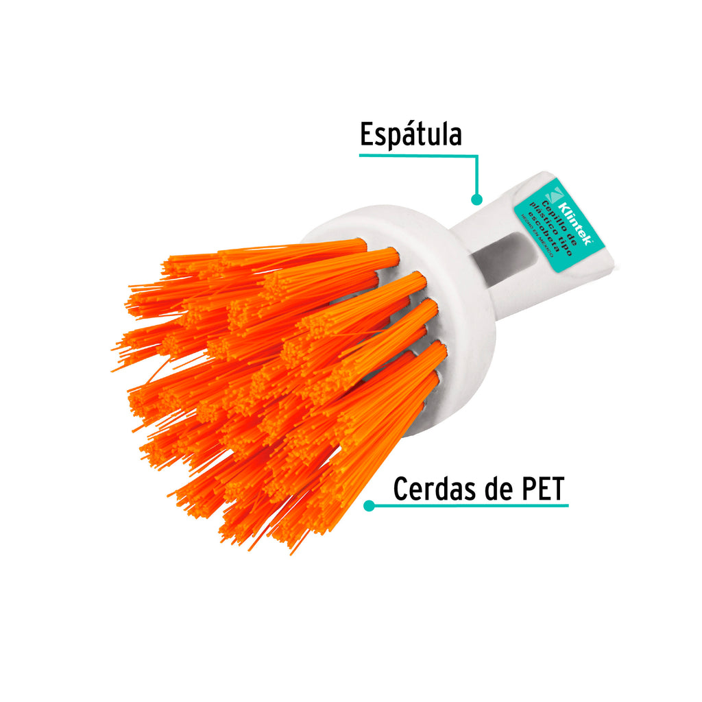 Cepillo tipo escobeta de plástico, KLINTEK