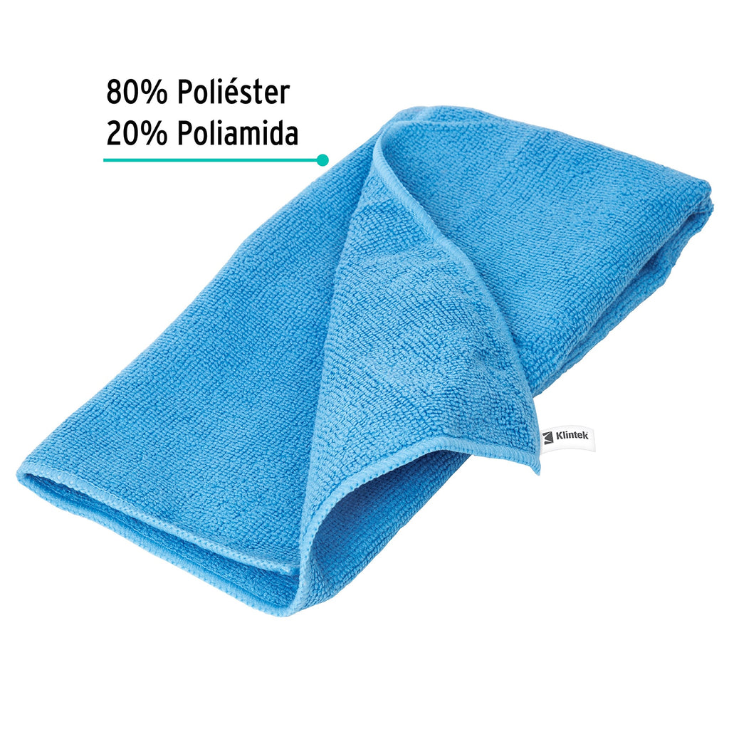 Toalla de microfibra de 40 X 40 cm, KLINTEK
